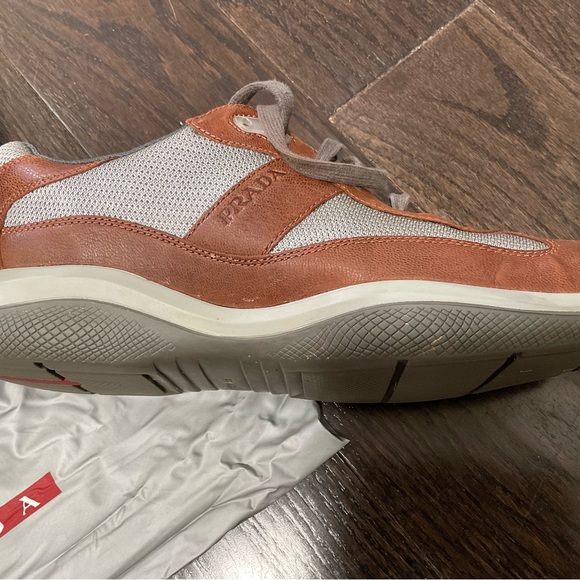 Prada Calzature Sneaker 13D brown + gray (with original box and shoe bag) - Picture 2 of 8